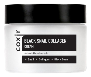 Крем для лица с коллагеном и муцином черной улитки Black Snail Collagen Cream 50мл: Крем 50мл