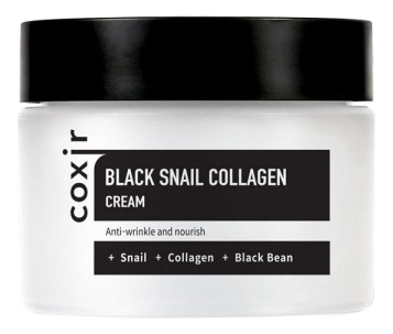 Крем для лица с коллагеном и муцином черной улитки Black Snail Collagen Cream 50мл крем для лица с коллагеном и муцином черной улитки black snail collagen cream 50мл