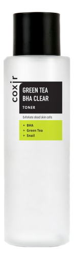 

Тонер для лица с экстрактом зеленого чая Green Tea BHA Clear Toner 150мл