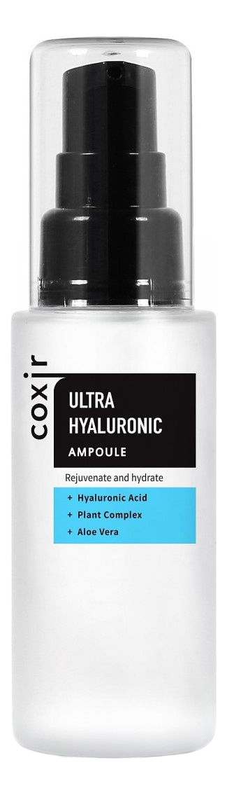 Купить Ампульная сыворотка для лица с гиалуроновой кислотой Ultra Hyaluronic Ampoule 50мл, Coxir