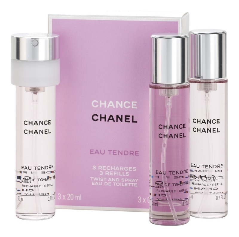 Chance Eau Tendre: туалетная вода 3*20мл запаски chance eau tendre туалетная вода 3 20мл запаски