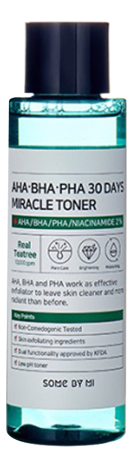 

Тонер 150мл, Тонер для проблемной кожи лица AHA-BHA-PHA 30 Days Miracle Toner