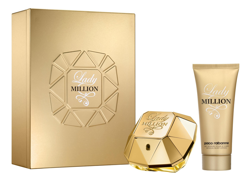 

Lady Million: набор (п/вода 80мл + лосьон д/тела 100мл), Lady Million