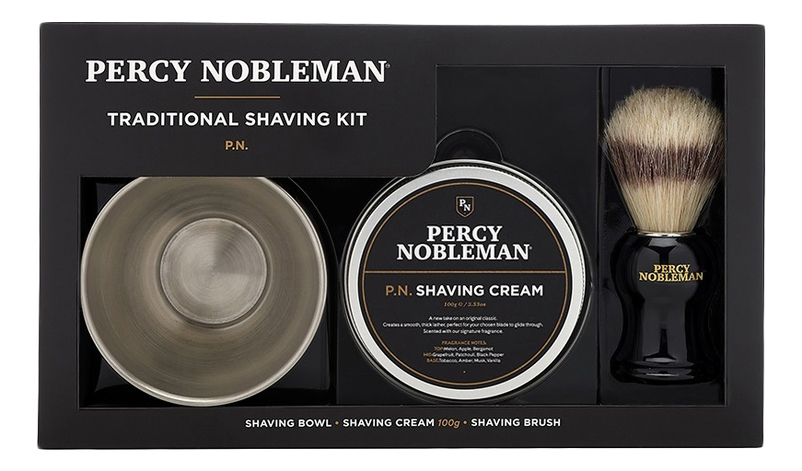 

Набор для бритья Traditional (крем Shaving Cream 100г + чаша Shaving Bowl + помазок Shaving Brush)