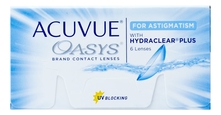 Acuvue Контактные линзы Oasys For Astigmatism With Hydraclear Plus (6 блистеров)