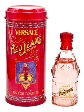versace red jeans