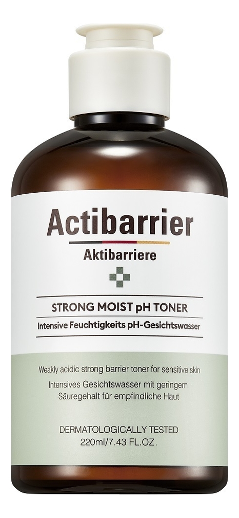 Увлажняющий тонер для лица Actibarrier Strong Moist PH Toner 220мл