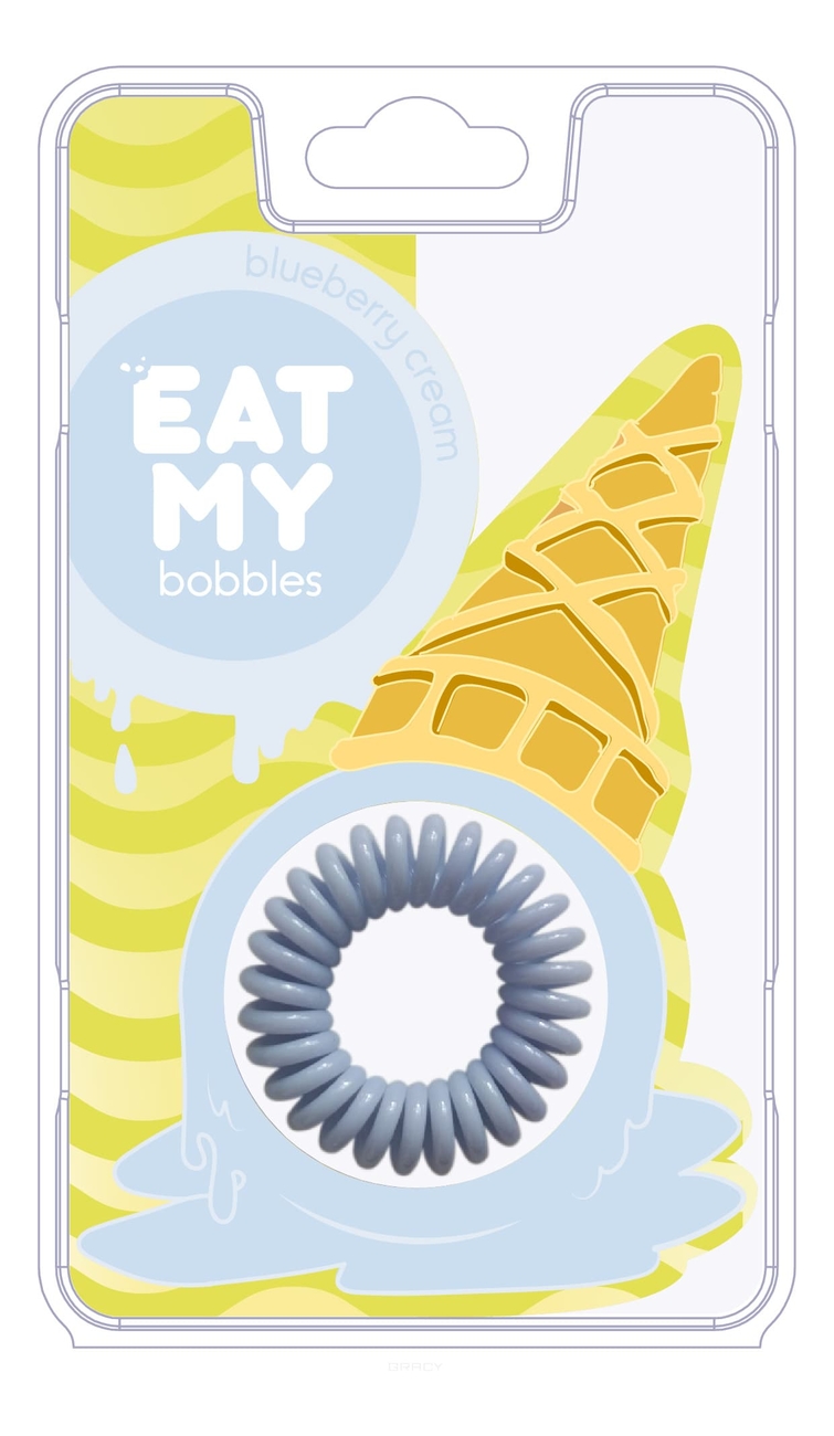 

Резинка для волос Blueberry Cream 3шт (голубая)