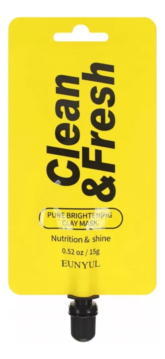 

Глиняная маска для лица Clean & Fresh Pure Brightening Clay Mask 15г