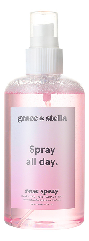 

Увлажняющий спрей для лица с гидролатом розы Hydrating Rose Facial Spray 240мл