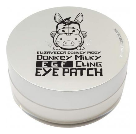 

Патчи для кожи вокруг глаз с молочными протеинами из биоцеллюлозы Donkey Piggy Milky EGF Сling Eye Patch 70г