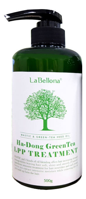 

Бальзам для волос Labellona Ha-Dong Green Tea LPP Treatment 500г: Маска-бальзам 500мл, Маска-бальзам для волос Labellona Ha-Dong Green Tea LPP Treatment