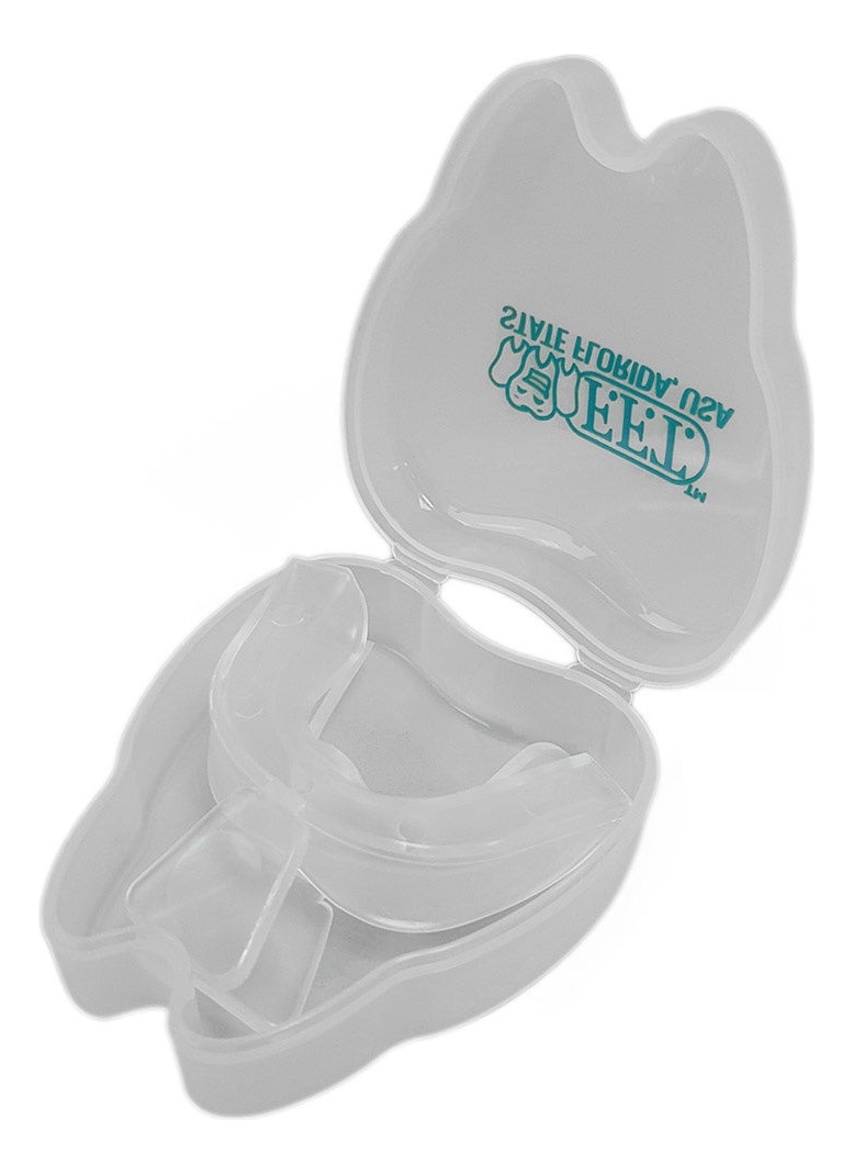 Термопластичная капа для зубов SL-870 + футляр: Прозрачный