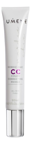 

База под макияж со светоотражающими частицами Nordic Chic CC Color Correcting Primer 20мл
