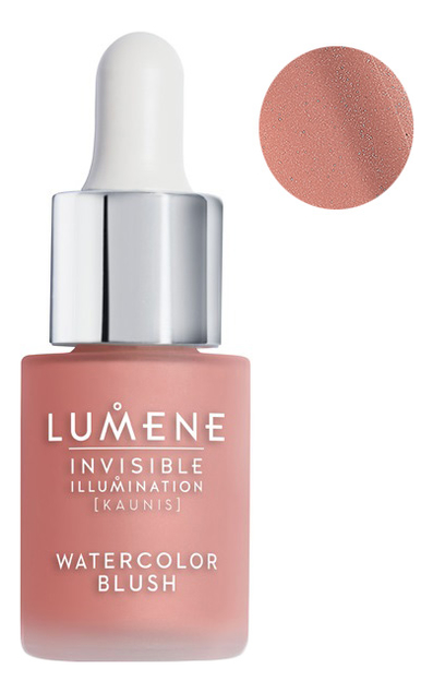 Ухаживающие румяна-флюид Invisible Illumination Watercolor Blush 15мл: Розовый лепесток