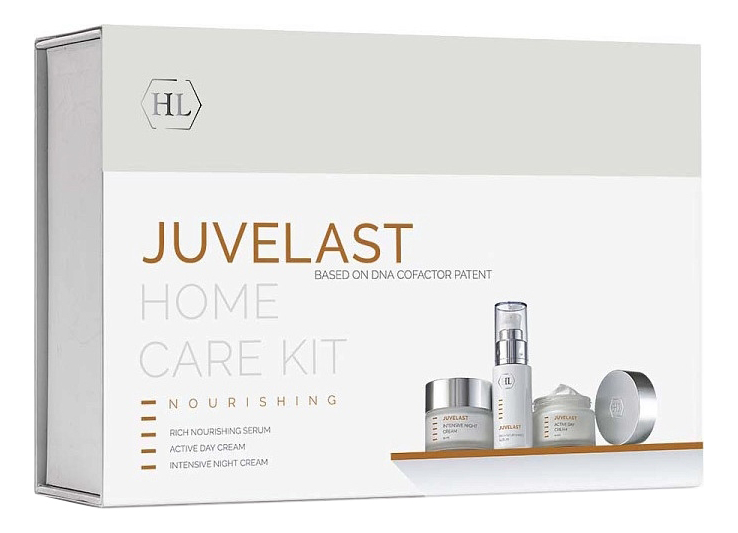 

Набор для лица Juvelast (сыворотка Rich Nourishing Serum 30мл + дневной крем Active Day Cream 50мл + ночной крем Intensive Night Cream 50мл)