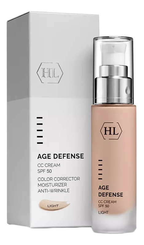 Многофункциональный крем для лица Age Defense CC Cream SPF50 50мл: Light