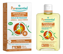 Puressentiel Массажное масло расслабляющее Арника и Гаультерия Effort Musculaire Huile de Massage Bio 100мл