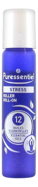 цена Роллер Антистресс 12 эфирных масел Stress Roller 5мл