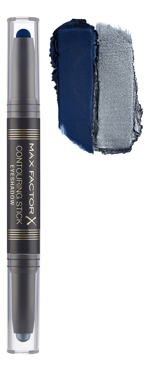 

Двухсторонние тени для век в стике Contouring Stick Eyeshadow 4г: 003 Silver Storm/Midnight Blue, Двухсторонние тени для век в стике Contouring Stick Eyeshadow 4г