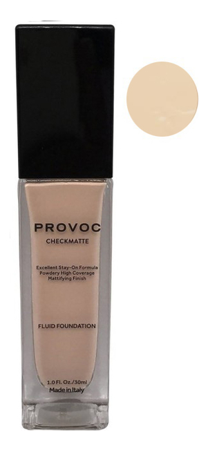 Тональная основа для лица CheckMatte Fluid Foundation Mattifying Finish 30мл: No 27 provoc checkmatte foundation