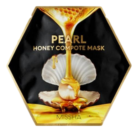 

Концентрированная тканевая маска для лица Pearl Honey Compote Mask: Маска 27г, Концентрированная тканевая маска для лица Pearl Honey Compote Mask