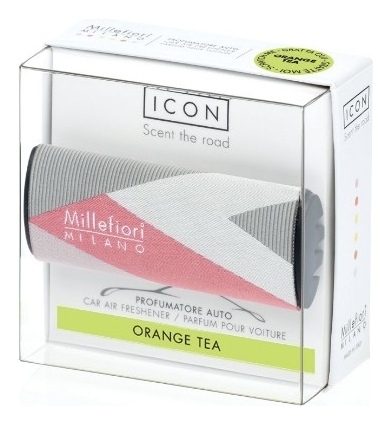 Ароматизатор для автомобиля Текстильная геометрия Icon Orange Tea (апельсиновый чай) ароматизатор для автомобиля цветы и сердца icon pompelmo грейпфрут