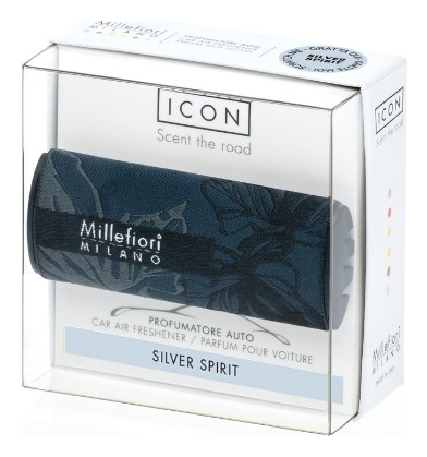 

Ароматизатор для автомобиля Цветочный текстиль Icon Silver Spirit (сияние серебра)