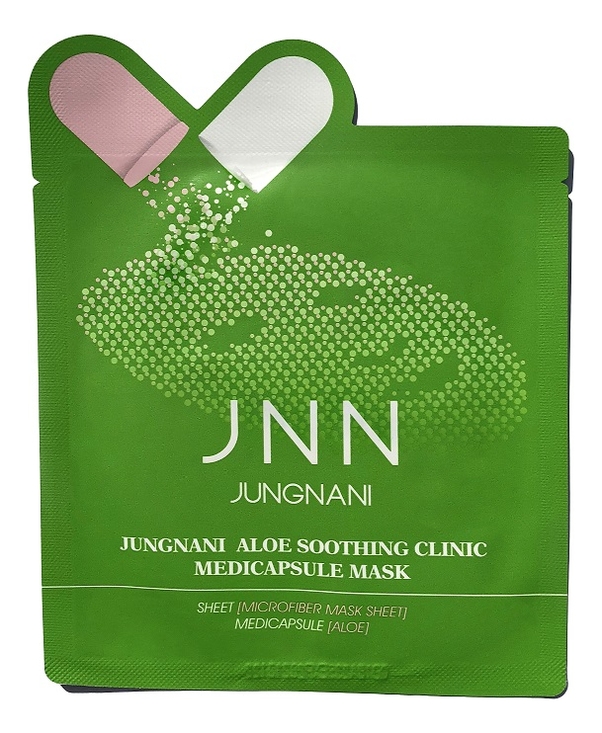 

Тканевая маска успокаивающая с экстрактом алоэ Jungnani JNN Soothing Aloe Medicapsule Mask 23мл