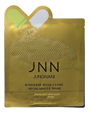 Тканевая маска с экстрактом секрета улитки Jungnani JNN Snail Clinic Medicapsule Mask 23мл