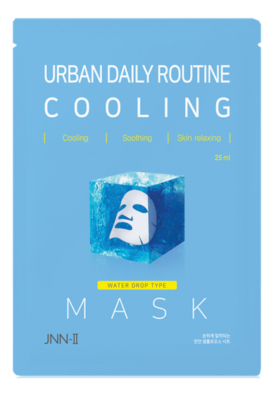 

Тканевая маска для лица охлаждающая JNN-II Urban Daily Routine Cooling Mask 25мл