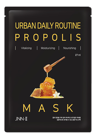 Купить Тканевая маска для лица с прополисом JNN-II Urban Daily Routine Propolis Mask 27мл, Joy Life