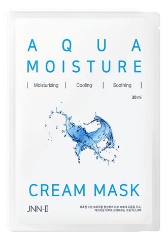 Купить Тканевая маска для лица увлажняющая JNN-II Aqua Moisture Cream Mask 30мл, Joy Life