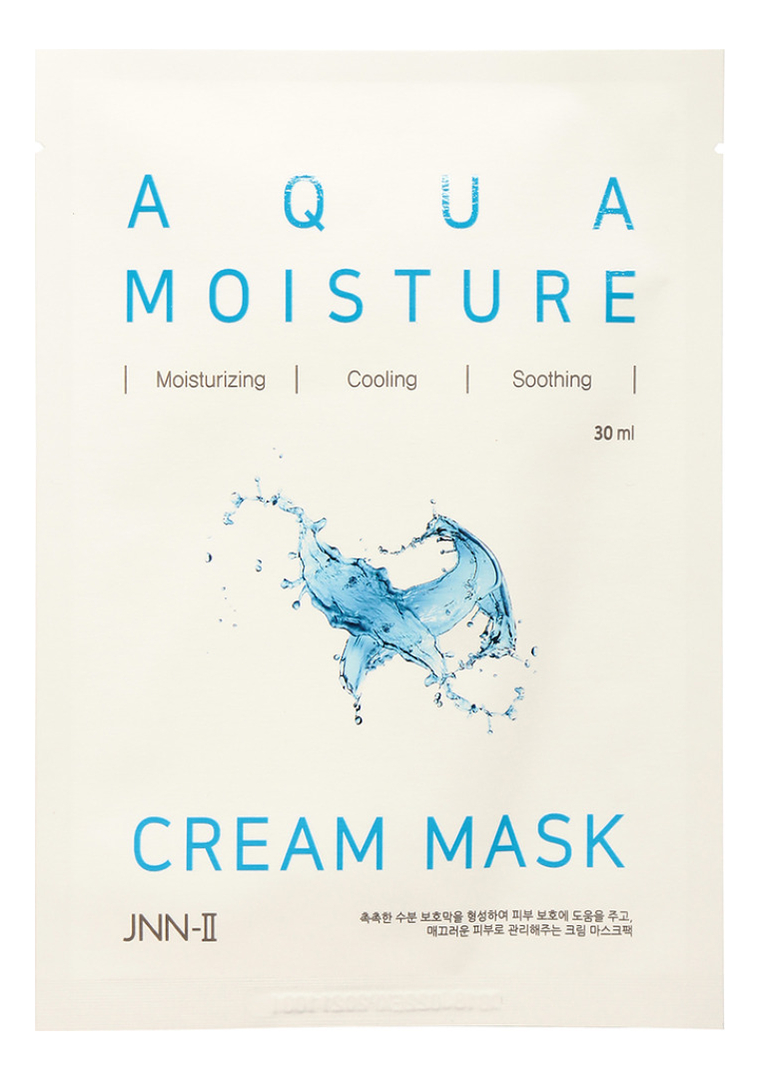 

Тканевая маска для лица увлажняющая JNN-II Aqua Moisture Cream Mask 30мл