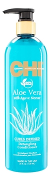 Кондиционер для облегчения расчесывания Aloe Vera With Agave Nectar Curls Defined Detangling Conditioner