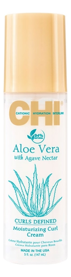 цена Увлажняющий крем для вьющихся волос Aloe Vera With Agave Nectar Curls Defined Moisturizing Curl Cream 147мл