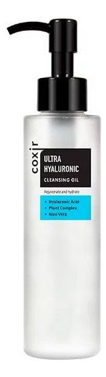 Купить Гидрофильное масло с гиалуроновой кислотой Ultra Hyaluronic Cleansing Oil 150мл, Coxir