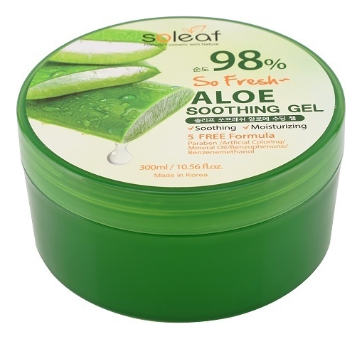 

Успокаивающий гель для лица и тела с экстрактом алоэ So Fresh Aloe Soothing Gel 300мл