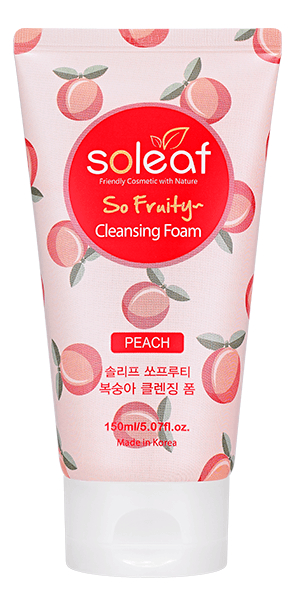 

Очищающая пенка для лица с экстрактом персика So Fruity Peach Cleansing Foam: Пенка 150мл, Очищающая пенка для лица с экстрактом персика So Fruity Peach Cleansing Foam