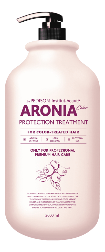 

Маска для волос с экстрактом аронии Pedison Aronia Color Protection Treatment: Маска 2000мл, Маска для волос с экстрактом аронии Pedison Aronia Color Protection Treatment