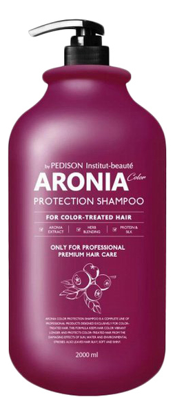

Шампунь для волос с экстрактом аронии Pedison Aronia Color Protection Shampoo 2000мл: Шампунь 2000мл, Шампунь для волос с экстрактом аронии Pedison Aronia Color Protection Shampoo