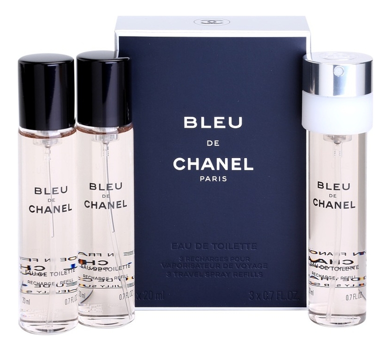 Bleu de Chanel: туалетная вода 3*20мл запаска туалетная вода 3 шт chanel bleu de chanel