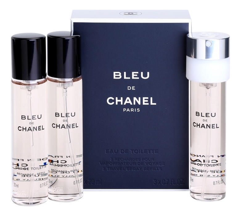 

Bleu de Chanel: туалетная вода 3*20мл запаски, Bleu De Chanel