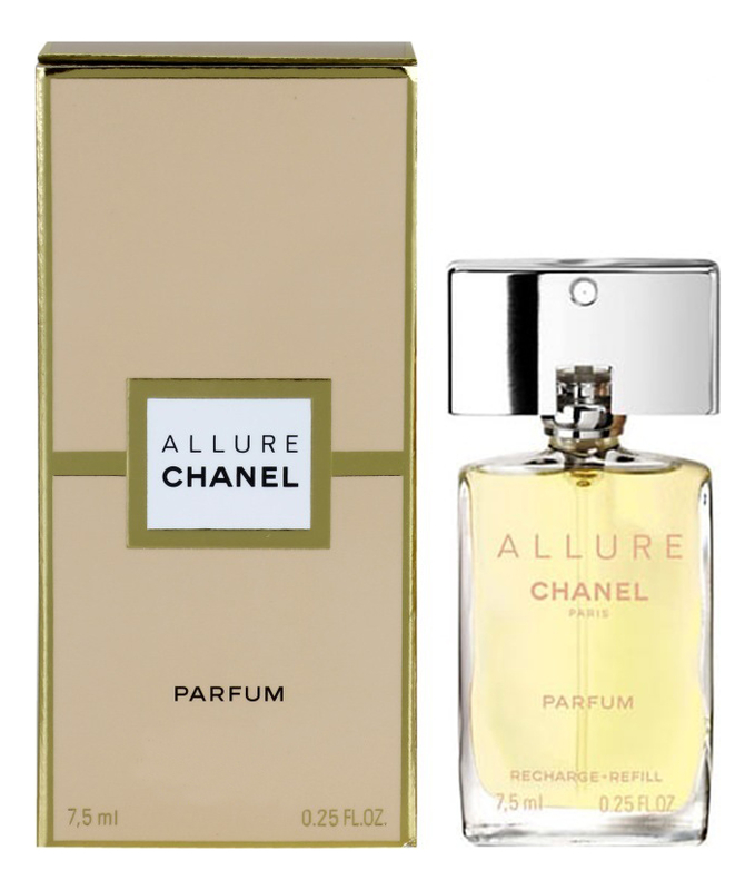 Туалетная вода allure chanel. Chanel Allure 7.5 ml. Коко Шанель Аллюр духи. Chanel Allure Parfum 7.5ml. Allure Chanel женские 7.5 ml.