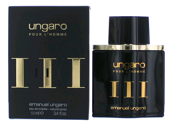 

Ungaro pour L'Homme III: туалетная вода 50мл, Ungaro Pour L'Homme III