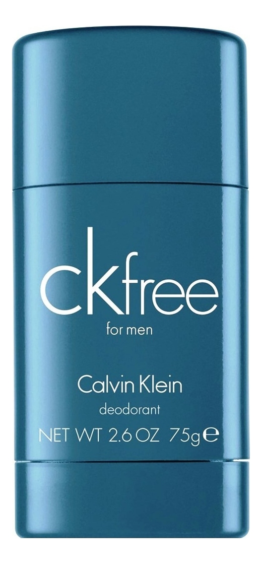 CK Free for men: твердый дезодорант 75г for men набор т вода 100мл дезодорант твердый 75г