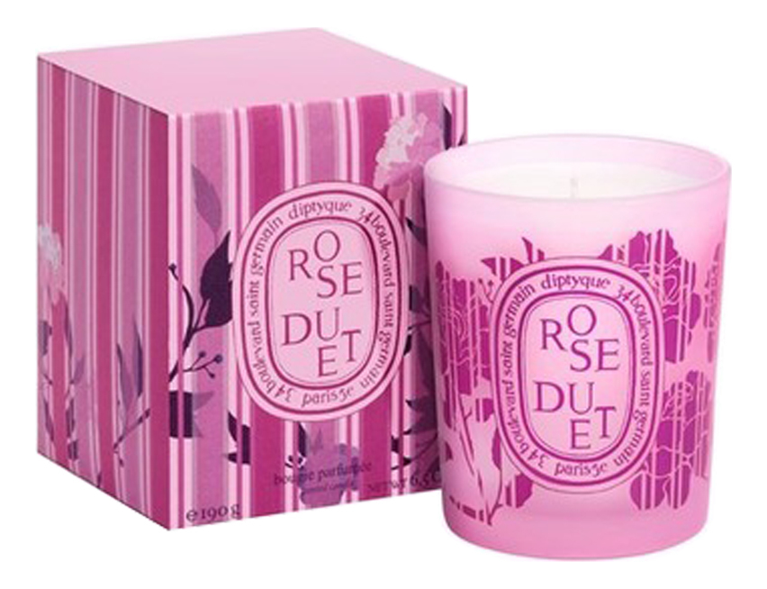 

Ароматическая свеча Valentine Rose Duet Candle: свеча 190г, Ароматическая свеча Valentine Rose Duet Candle