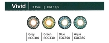 Dreamcon Цветные контактные линзы Hera Color Vivid 3-Tone Plano (2 блистера)