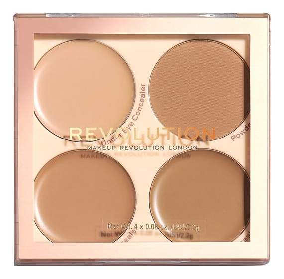 

Палетка для макияжа лица Matte Base Concealer Palette Kit 2,2г: C9-12, Палетка для макияжа лица Matte Base Concealer Palette Kit 2,2г