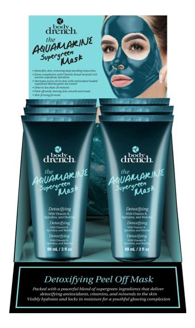 

Маска для лица с Витамином В The Aquamarine Supergreen Mask: Маска 6*89мл, Маска для лица с витамином В The Aquamarine Supergreen Mask